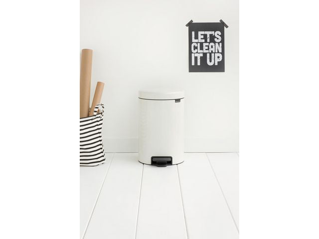Papperskorg BRABANTIA NewIcon 12L vit